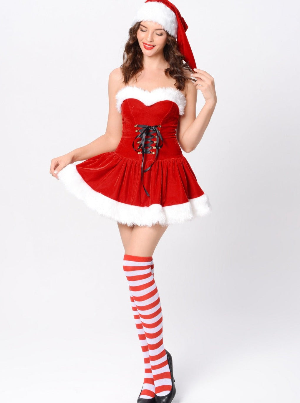 Sexy Christmas Mini Dress Costume