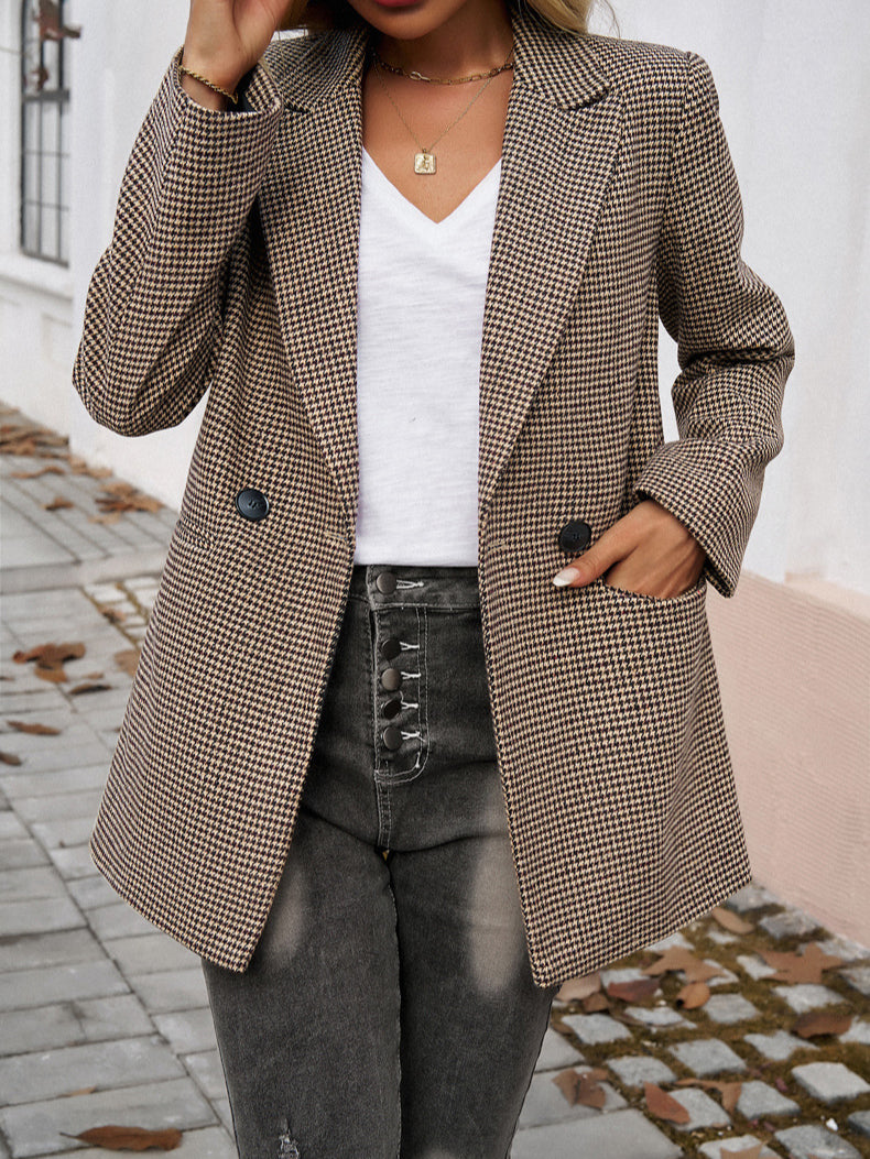 Casual Lapel Button Blazer