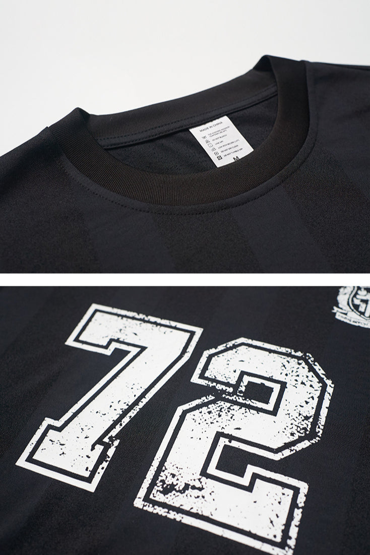 Number Print Sporty Long-Sleeve T-Shirt