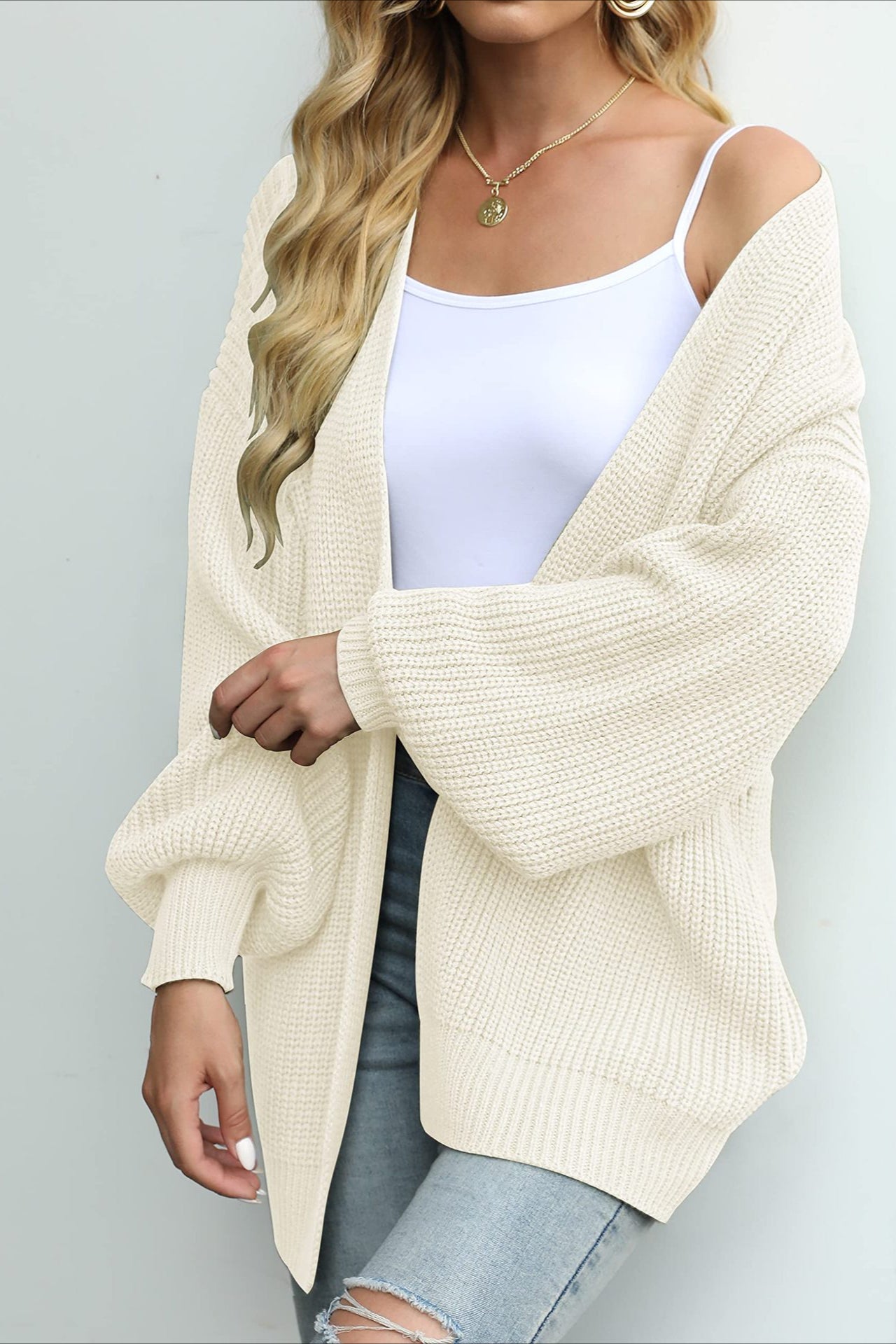 Strickcardigan Damen Offen Oversize – Gemütlicher Casual Look