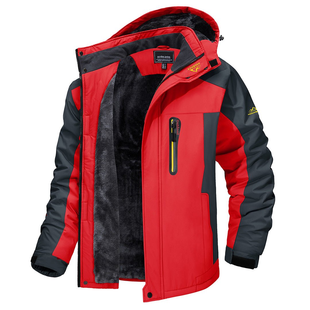 Outdoor Waterproof Insulated Fleece Lining Jacket