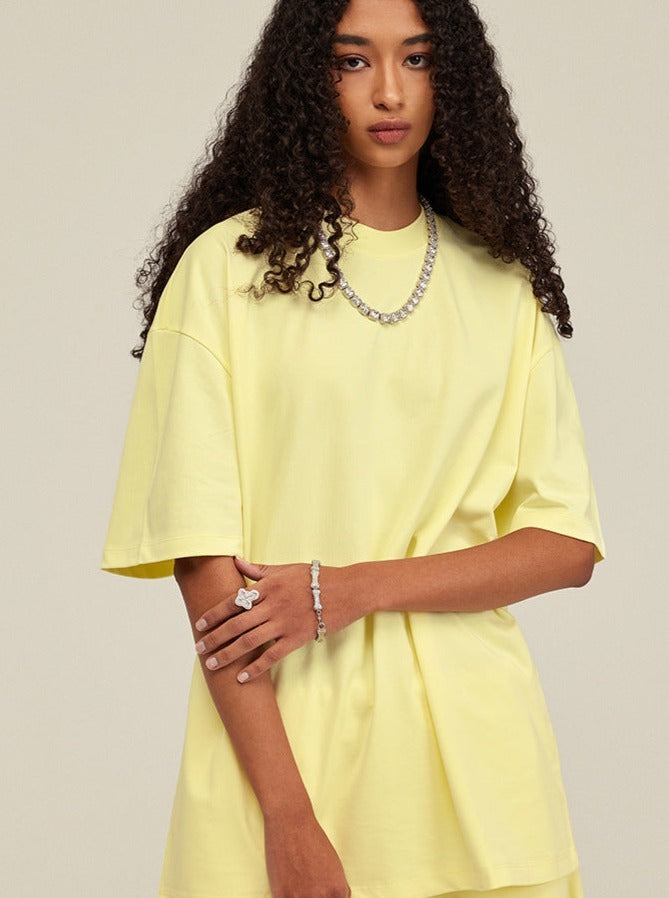 Trendy Yellow Short-Sleeved Top