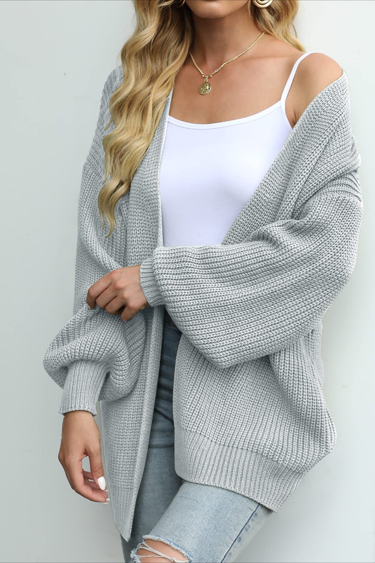 Strickcardigan Damen Offen Oversize – Gemütlicher Casual Look